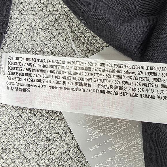 DISNEY PARKS WOMENS J’ADORE MICKEY MOUSE BLACK POCKET T-SHIRT SIZE X-SMALL - Picture 6 of 10